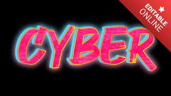 Api Futuristic Neon Text On Cybernetic Canvas